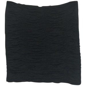 NWT Womens Size Small LF Millau Black Textured Mini Skirt